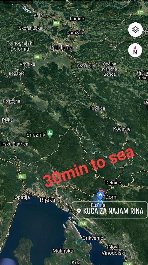 Vila Luksuzna Kuca Za Odmor Rina Fužine